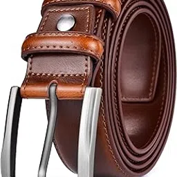 beltox fine Men’s Casual Leather Jeans Belts 1 1/2” Wide 4MM Thick Alloy Prong Buckle Work Dress Belt for Men-picture-47
