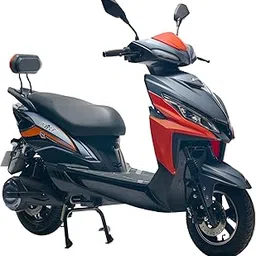 Wolf High-Speed Electric Scooter, 60 V 31 Ah Battery, 60 km Certified Range, 25 km/h Top Speed, Orange + Silver, Booking for Ex-Showroom With Charger-picture-18