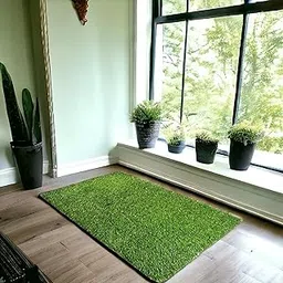 Artificial Grass mat/Waterproof Mat/Grass Mat for Room/Door/Balcony/Hotel/Lawn/Shop Grass Carpets (4ft 20mm)-image-43