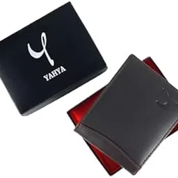 yahya Men's Formal Leather Wallet ? Brown Bi-Fold Slim Design with Multiple Card Slots | RFID Secure | Gift Box Included-picture-43