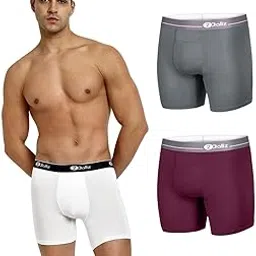 2ballz Advance Trunk for Men (with Pouch) | Breathable Tencel Modal Fabric | Pouch Support Technology | 3X Softer Than Cotton | Anti Odour | Ultrasoft Waistband | Pack of 3.-picture-10