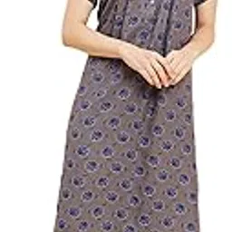 sweet dreams Women's Cotton Maxi Casual Regular Nightgown-picture-52