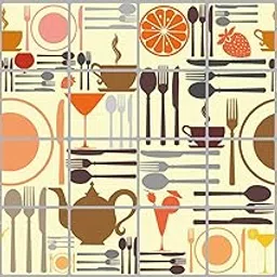 JAAMSO ROYALS Kitchen Wall Stickers self-Adhesive Resistant Removable Heat Oil Proof Waterproof Vegetable Decal Aluminum foil Sticker,(90CM x 60CM)-picture-12