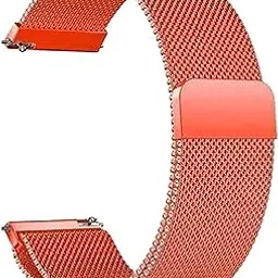 AMiRiTE ADS94 22MM Metal Stainless Steel Milanese Mesh Chain Bands / Straps Compatible with Noise Colorfit Pulse 2 Max / Huawei GT2(46mm) / Honor Magic Watch 2(46mm) / Noise Pulse Go Buzz / Boat Flash / Xtend / Xtend Pro / Noise Colorfit Ultra Fireboltt Rage / Fireboltt Phoenix / Noise Colorfit Pulse Grand / Noise Colorfit Pulse 2 Max / Realme S/S Pro / One Plus(46mm) Smart Watch & All 22mm lug Watches-picture-22