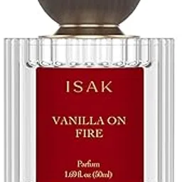 ISAK Gourmet Collection Vanila on Fire Perfume For Men, Women EDP Sweet & Vanila, Long Lasting Fragrance, Premium Unisex Perfume 50ml, Energetic and Vibrant Scent, Fresh Youthful, Gift for him/her image 1