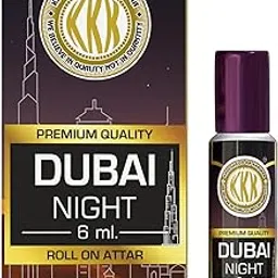 KHOOSHBOO KA KHAJANA Dubai Night Attar 6ml | Long Lasting Arabic Perfume Oil | Alcohol-Free Roll-On Attar for Men & Women | Exotic Oriental Fragrance-picture-27