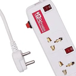 RK Power Extension Board 5 Meter Cable | Power Strip with International Sockets (4 Way Extension Board 4 Switch)-picture-16