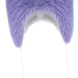 calandis ™ Bear Ears Trapper Hat Stylish Ear Protection Hat for Climbing Biking Skating Purple | Hats | Womens Accessories-picture-13
