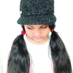 lepax cable Lepax Soft Warm Winter Hat Cap for Girls/Woman (Pack of 1)||R303 Black-picture-11