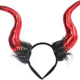 PartyToko Red Devil Horn Headband Halloween Costume Accessory - 1pc-picture-17