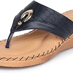 trase Women's Flip-Flops & Slippers | Doctor Ortho Comfortable Chappal for Women & Girls | Light weight, Soft Footbed, Comfortable & Stylish | Diabetic & Orthopedic Footwear, Good for Knee & Foot Pain image 1