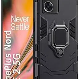 TheGiftKart Tough Armor Bumper Back Case Cover for OnePlus Nord CE 2 5G | Ring Holder & Kickstand in-Built | 360 Degree Protection Back Case Cover for OnePlus Nord CE2 5G (PC, TPU | Black Bumper)-picture-31