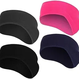 galox Winter Earmuffs For Men & Women, Fleece Ear Warmers Headband (Pack Of 4 Ear Warmer Muffs)-picture-11