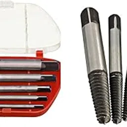 SAK 5PCS Screw Extractor Easy Out Set Drill Bits, Guide Broken Damaged Bolt Remover Tools Kit Set 3-9mm-picture-20