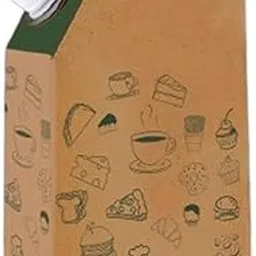 Khaana Packaging [750ml, 10pc] Disposable Corrugated Paper Hot Tea/Coffee Flask with Aluminium Spout for Home, Office of Hot Tea (10 Pieces, 750ml)-picture-17