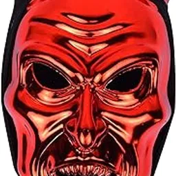 PartyToko Halloween Mask Scary Skull Mask Horror Full Head Masque Halloween Party Costume- red 1pcs-picture-20
