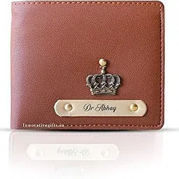 innovative gifts Best Personalized Gift for Men, Customized Wallet with Name & Charm, Unique Wallet with a Personalized Touch (Imported)-picture-32