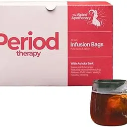 The Alpine Apothecary Period Therapy – Herbal Plant Infusion Supplement for Period Pain Relief | Eases Cramps, Reduces Bleeding, Relieves PMS, Bloating & Mood Swings | Pure Herbs | 10 Infusion Bags-picture-21