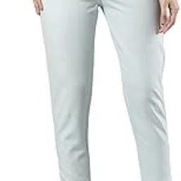 femmora Comfortable Fit Solid Straight Pant, Breathable Cotton Fabric with Side Zip Button Closure, for Women, Pack of 1-picture-48