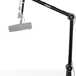 Shure by Gator Deluxe Articulating Desktop Podcasting Mic Boom Arm with Cable Management Channel; (SH-BROADCAST1)-picture-50