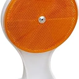 ATORSE Reflective Driveway Marker Round Road Marker for Emergency Outdoor Sidewalks Yellow-image-23