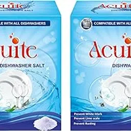 Acuite Dishwasher Crystallized Salt 1Kg (Pack of 2) | Softens Hard Water & Prevents Limescale | Improves Cleaning Efficiency | Suitable for All Dishwasher Machines-picture-44