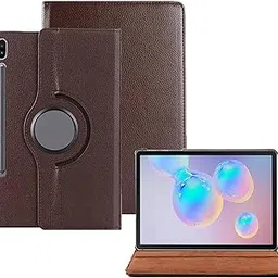 M Cart Creation PU Leather Flip Case Cover Stand Case for Samsung Galaxy Tab S6 (SM-T860 / T865)-2019 (Brown)-image-16