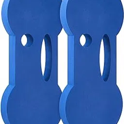 Lewtemi 2 Packs Water Exercise Discs Hand Held Water Weight Exercise Equipment Pool Exercise Equipment for Adults Water Aerobics Resistance Training, Blue-picture-28