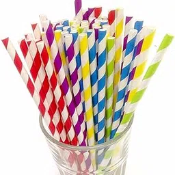 Greenland Ecostrwz Paper Rainbow Drinking Straws - Biodegradable 6MM - Eco-Friendly Colorful - Decorations Parties by Paper Straw for Shakes, Sodas, Cold Drinks, Juices, Mocktail & Cocktail (100)-picture-23