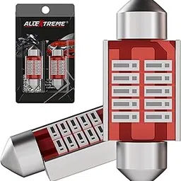 Allextreme T10 LED Universal Car Interior Super Bright Dome Light License Plate Indicator Reading Roof Bulb Lamp with Festoon Holder for Cars SUV (5W, White, 2 Pc)-picture-28