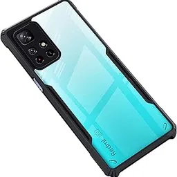 Zapcase Back Case Cover for Mi Redmi Note 11T 5G / Poco M4 Pro 5G | Compatible for Mi Redmi Note 11T 5G / Poco M4 Pro 5G Back Case Cover | Clear Case with Camera Protection | (TPU + PC | Matte Black) image 1