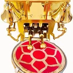 PINGEX Fully Automatic Electric Arti Machine Nagara For Home Tample 2 Bells For Arti Made Of Copper Satsang Or Pooja Room-picture-59