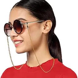vision Unisex Adult Metal Eyeglass Holder Strap Cord | New Chain Adjust on Sunglasses | Anti-slip Retainer Lanyard String Eyewear Frame | Specs Mask Chains-image-74