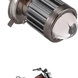 GONAMA Universal For Bike H4 LED Headlight Bulb Yellow White High Low Beam DRL Driving Lamp 9-85V for Motorcycles Electric Bike Scooters ATV/Pit Bike (H4 socket) Comfortable With Av-en-ger 150 str-eet-picture-17