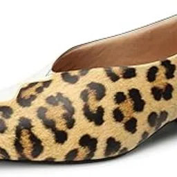 denill Women Multi Color Lion Design Flat Pointed Bellies Sandals-picture-50