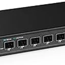 8 Port 10Gbps SFP+ Managed Switch, Support 1G/2.5G/10G SFP Module, 160Gbps Bandwidth, Metal Fanless Web Managed Network Switch-image-48