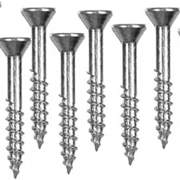 RAB Wooden Screw CSK Half Threaded Screws for Fixing Wood, Plywood, Furniture, Plasterboards (CODE:- WDN, Size- 35mm x 8mm (1.5" inch, 1 Packet of 100 PCS Screw) image 1