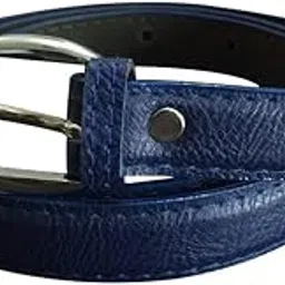 style along Blue Texture Leather Finish Belts For Women - Fit Up To 34 Waist Size-picture-20