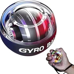 znuj Wrist Trainer Power Gyro Ball, Hand Forearm Strengthener, Colorful Lighting Ball, Arm Strengthener Enhancer Essential Gyroscopic & Exerciser for Stronger Muscle Fingers Bones Workout Exercise-picture-34