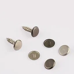 Serplex® Screw Cap Covers - Plastic Hinged Screw Cover Caps, Folding Screw Cover Cap for Covering Screw Heads Screw Protection for Home & Industrial Use (Black)-Metallic-picture-13