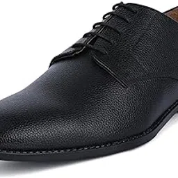 Men's Formal Lace-up Oxford Shoes for Men | Solid Design | Ideal for Formal, Business Casual, and Parties (LSRG_OX)-image-16