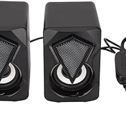 P S ASSOCIATES RGB PC Gaming Speakers, USB Powered, 2.1 Channel, 6W Total RMS, 3.5mm Jack, LED Lights, Compact, Portable, Compatible with PCs, Laptops, Tablets, Smartphones-picture-65