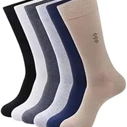 Men's Long Formal and Casual Socks, Pack of 6-picture-37