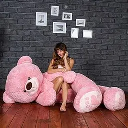 JAI SHREE Pink Color 7 Feet Teddy Bear Big Soft Plush Stuffed Toy for Kids, Girls, Birthday, Valentine Proposals – Large Cuddly Teddy Bear (Pink/84 inch)-picture-22