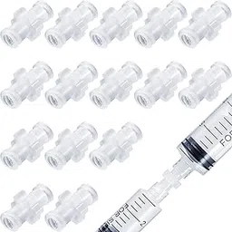 15 Pcs Syringe Adaptor Lock Female Luer Syringe to Syringe Transfer Joint Lock to Lock Connector Syringe Adapter Luer Adapter-picture-67