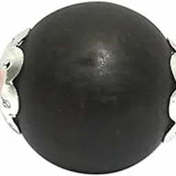 Ayyappan Traders Karungali Wood Dollar with Silver Cap and Copper Hook | Ebony Wood Pendant with Copper and Silver Cap (Bead Size : 30mm)-picture-25