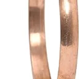 Men�s Copper Rose Gold Plain Kada Bracelet Men-image-9