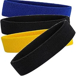 r lon R-LON Workout Headband for Women & Men - Moisture Wicking & Non-Slip Exercise Hairband or Sports Sweatband -Ideal for All Sports Like Tennis, TT, Badminton, Running and Yoga (4 PC) a19-picture-30