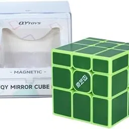 QY Toys Mirror Magnetic Tiled 3x3 Speed Cube – Mirror Blocks Puzzle, Durable Tile Finish, Smooth Turning – Fun Shape Mod for Cubers & Collectors (Green)-picture-14