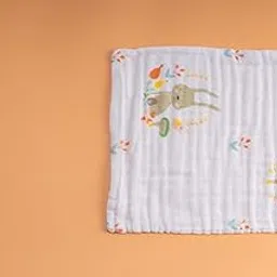 6-Layer Muslin Baby Burp Towel - Bunny Rabbit_Design (27x50 CM) | (Pack of 4)_Duplicate1-image-95